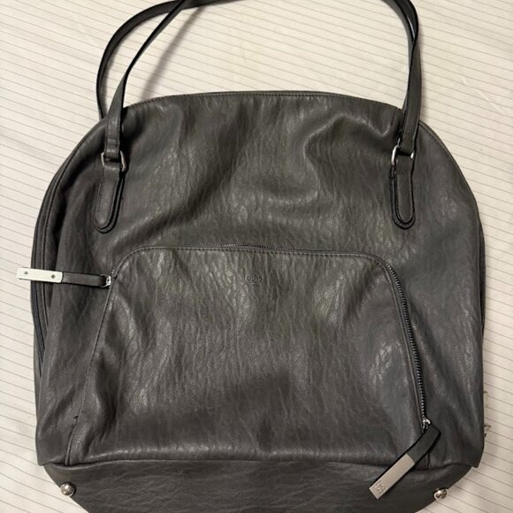 Tutilo NY Vegan Leather Shoulder Laptop multi compartment Bag - Picture 1 of 6